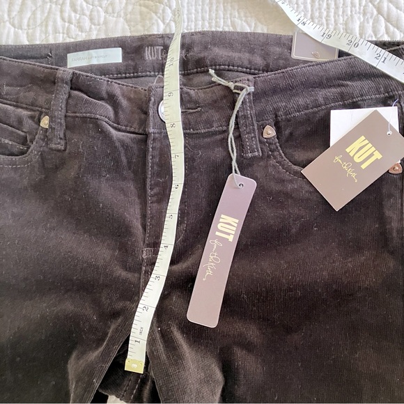 NWT Kut from the Kloth brown corduroy “Farrah” Baby Bootleg pants - Picture 11 of 14